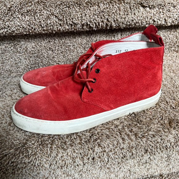 Del Toro Men\'s Chukka Red Suede High Top Casual Sneakers main image 11